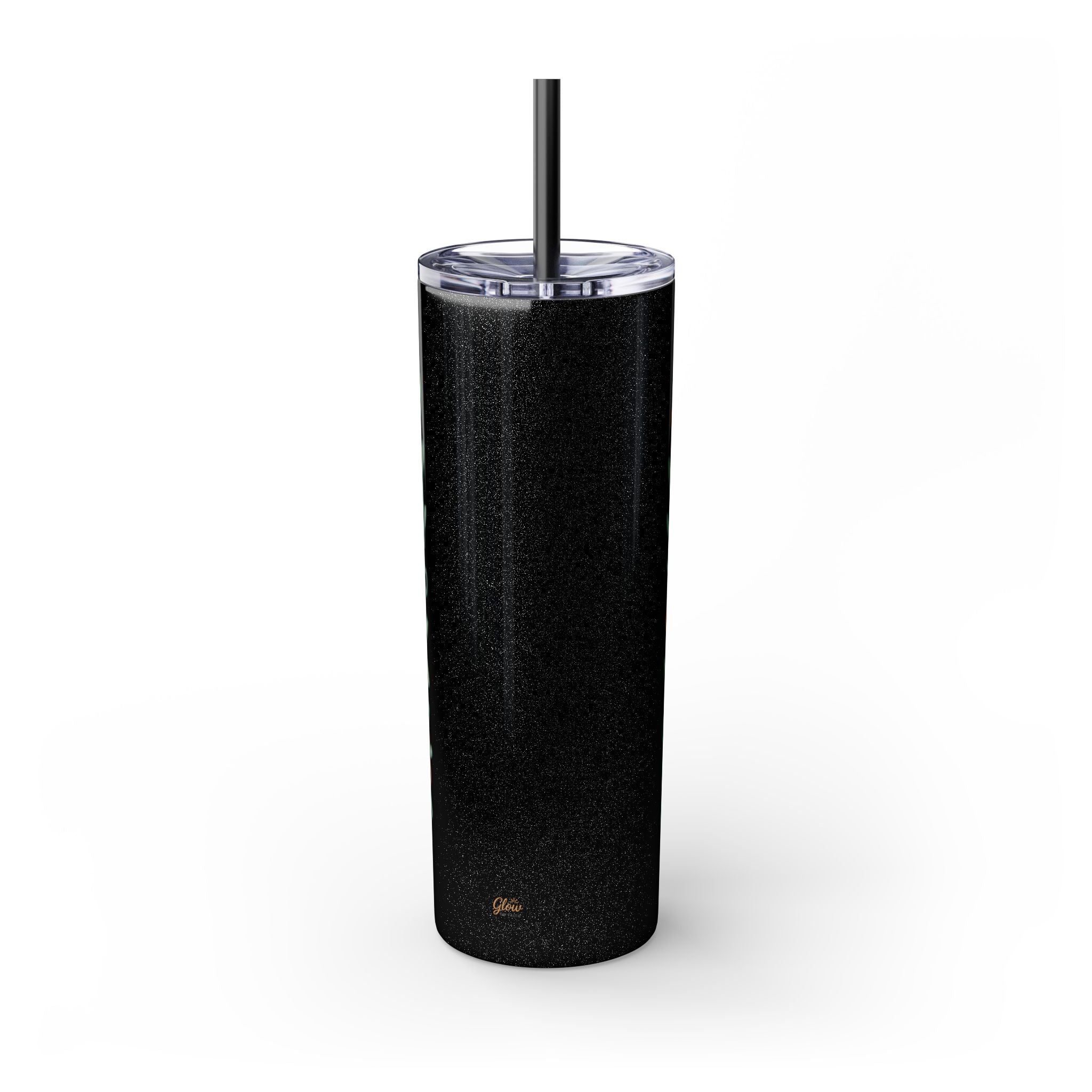God’s love never fails. — 1 Corinthians 13:8 | Skinny Tumbler with Straw