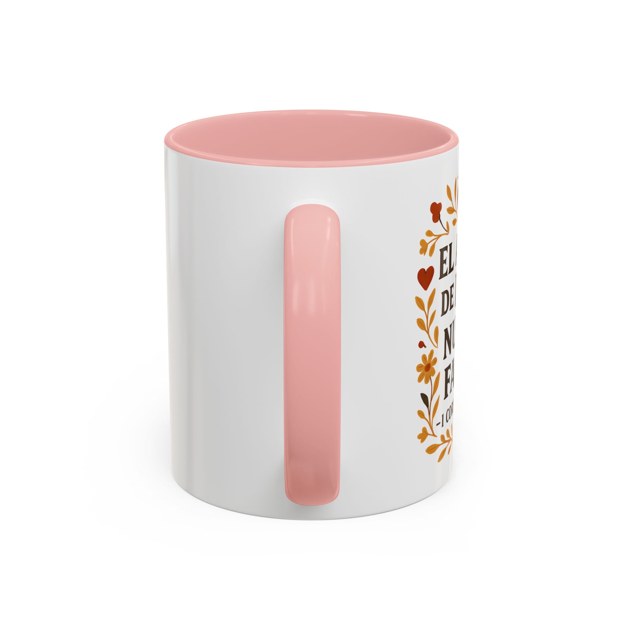 El amor de Dios nunca falla. — 1 Corintios 13:8 | Accent Coffee Mug
