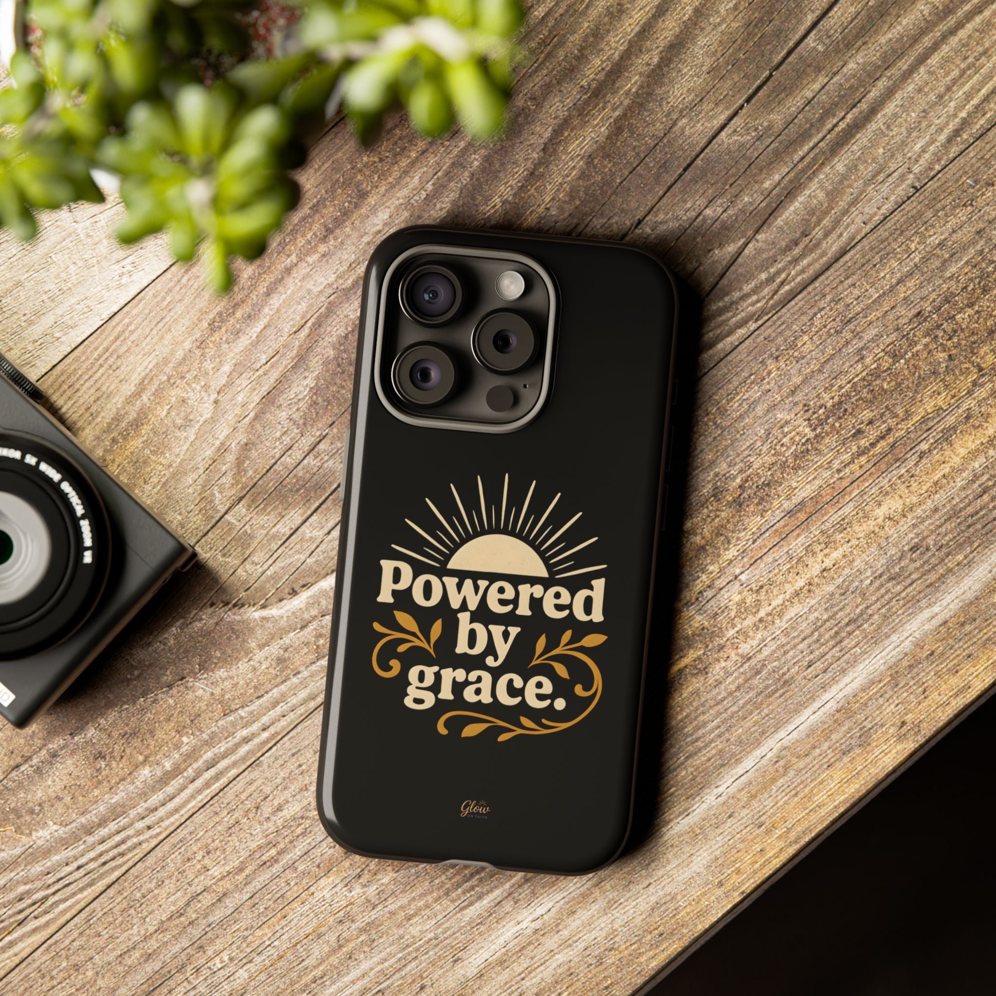Powered by Grace | Phone Case