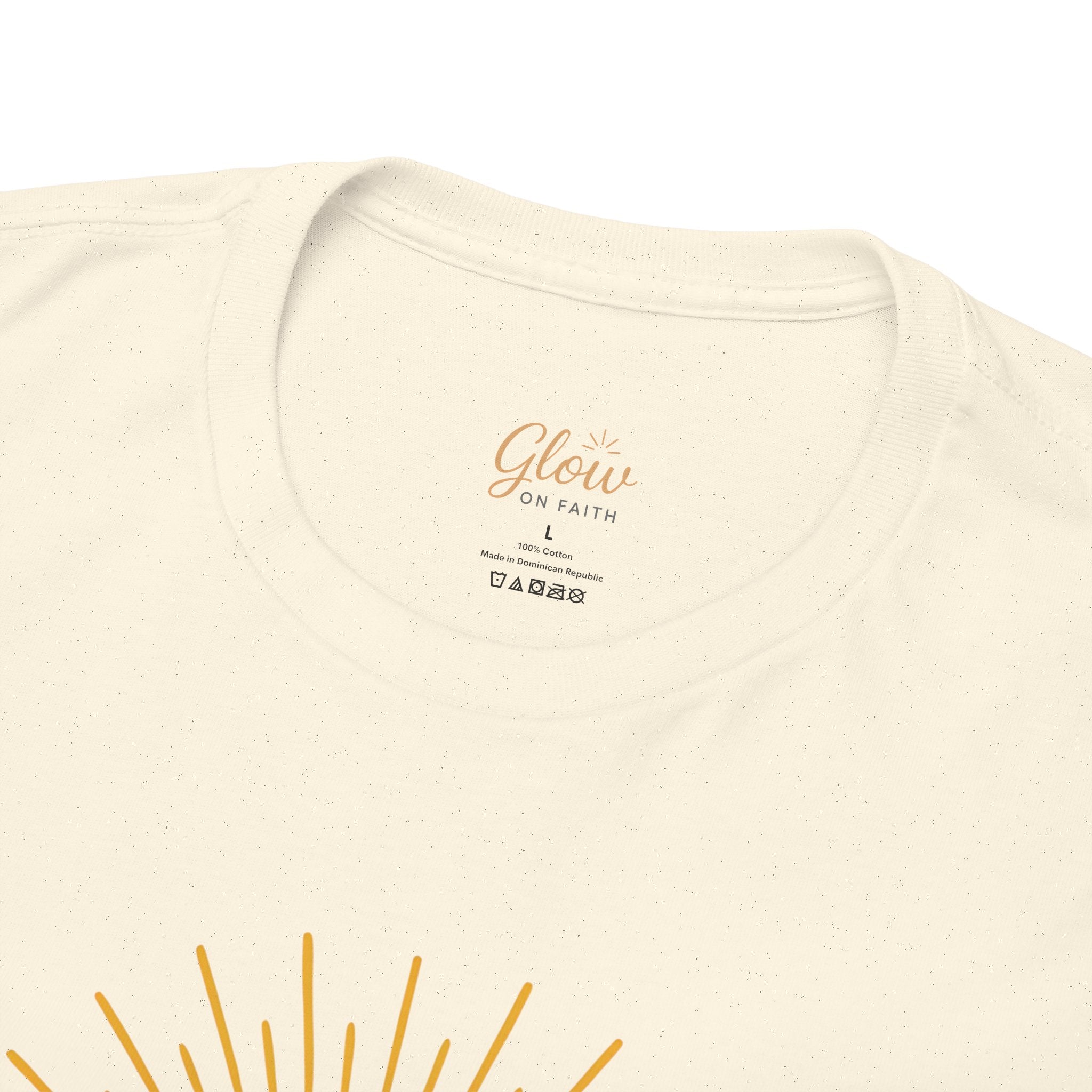 Dios es mi luz. — Salmos 27:1 | Unisex Cotton Tee