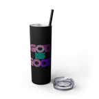 God is Good | Skinny Tumbler with Straw, 20oz