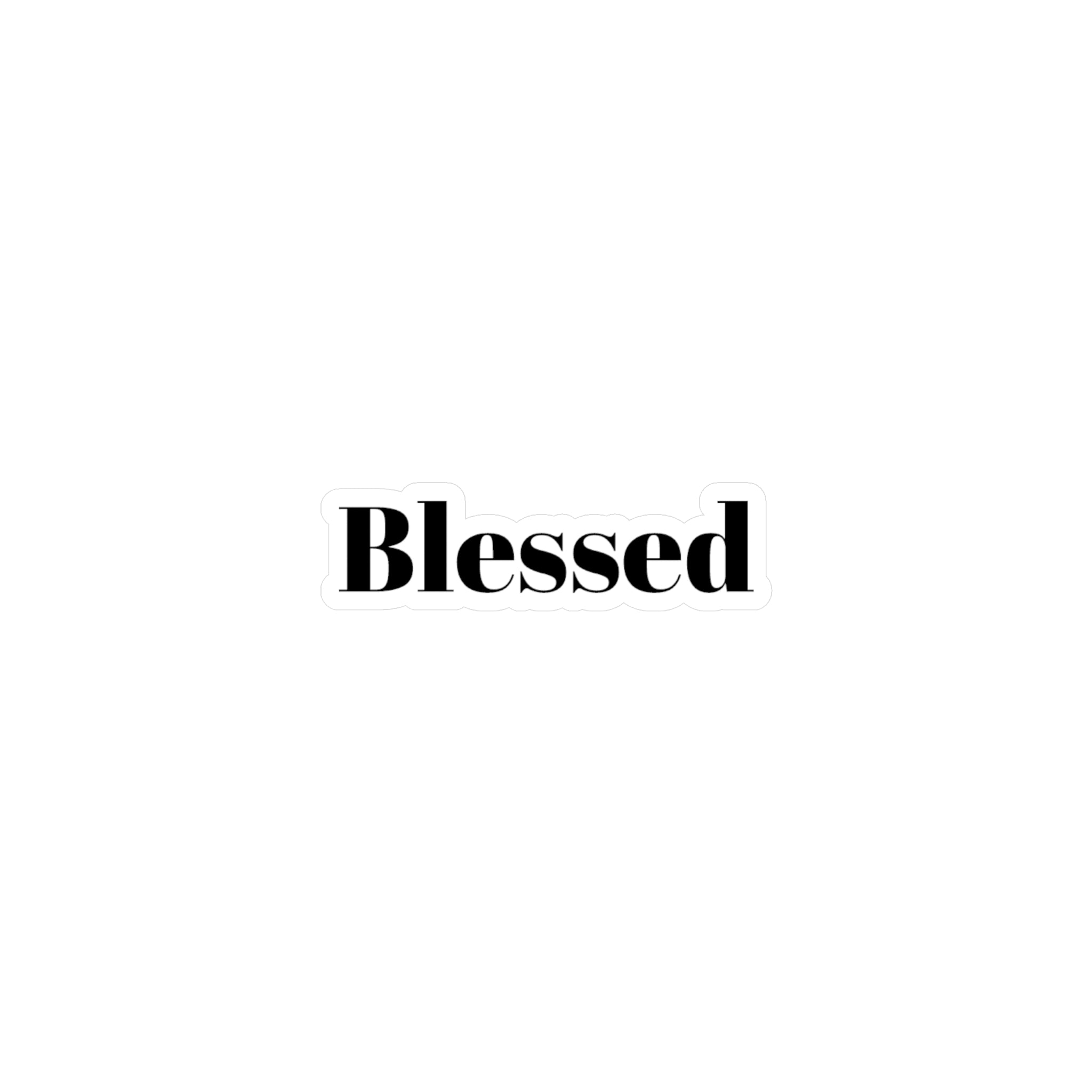 Blessed Kiss-Cut Vinyl Sticker