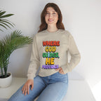 Where God Guides | Unisex Crewneck Sweatshirt