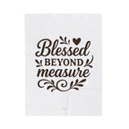 Blessed Beyond Measure | Cozy Velveteen Plush Blanket