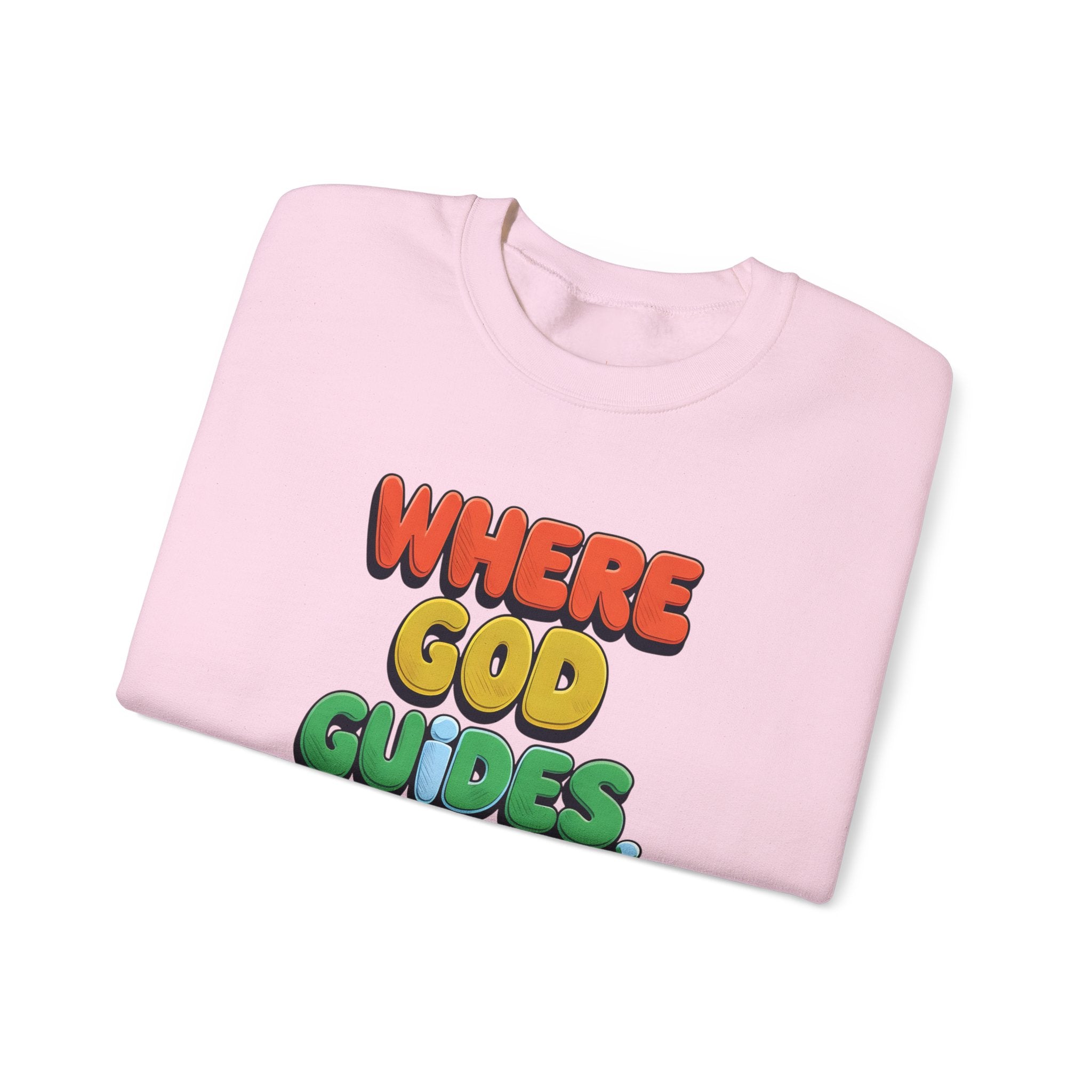 Where God Guides | Unisex Crewneck Sweatshirt