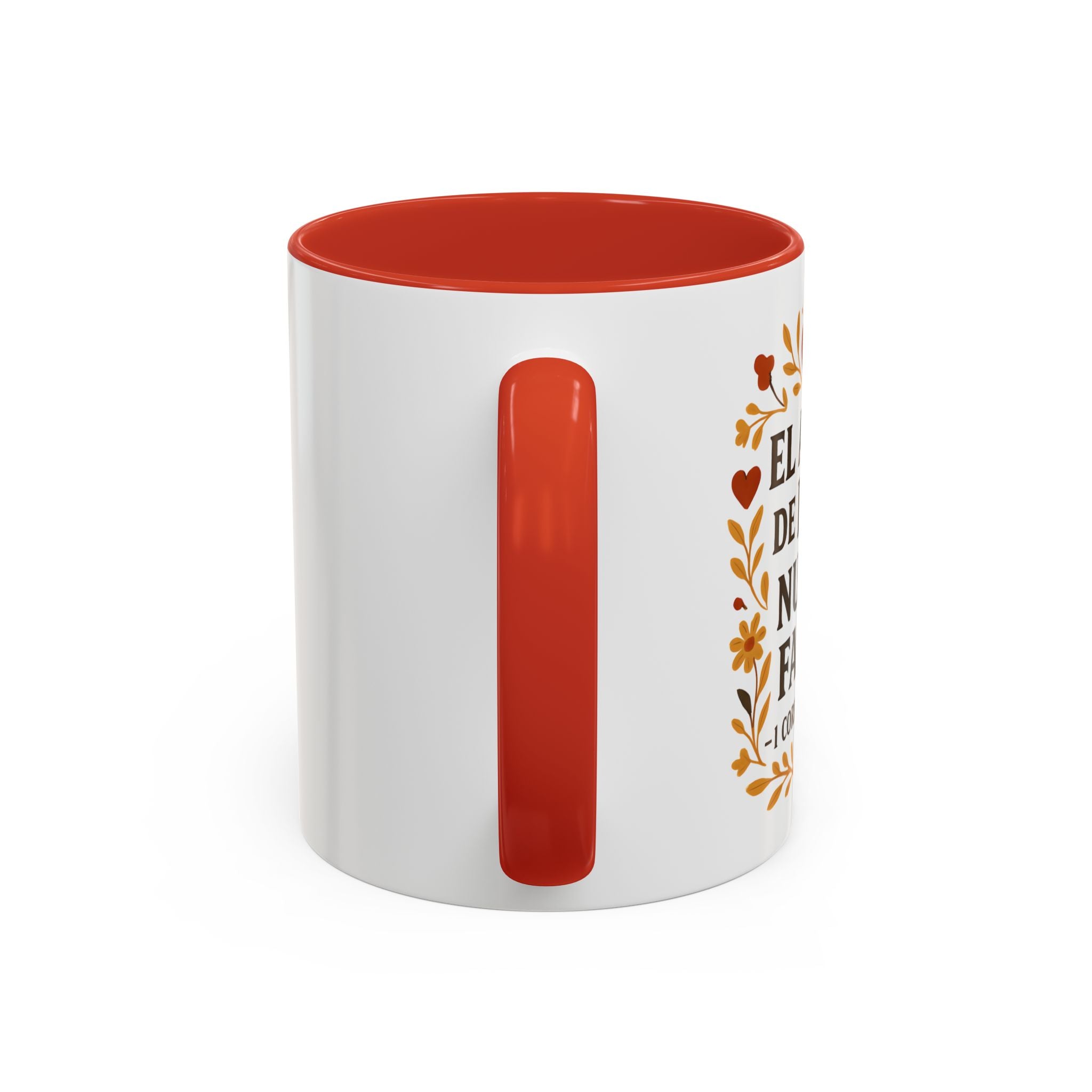 El amor de Dios nunca falla. — 1 Corintios 13:8 | Accent Coffee Mug