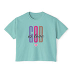 God is Love | Women's Boxy Tee