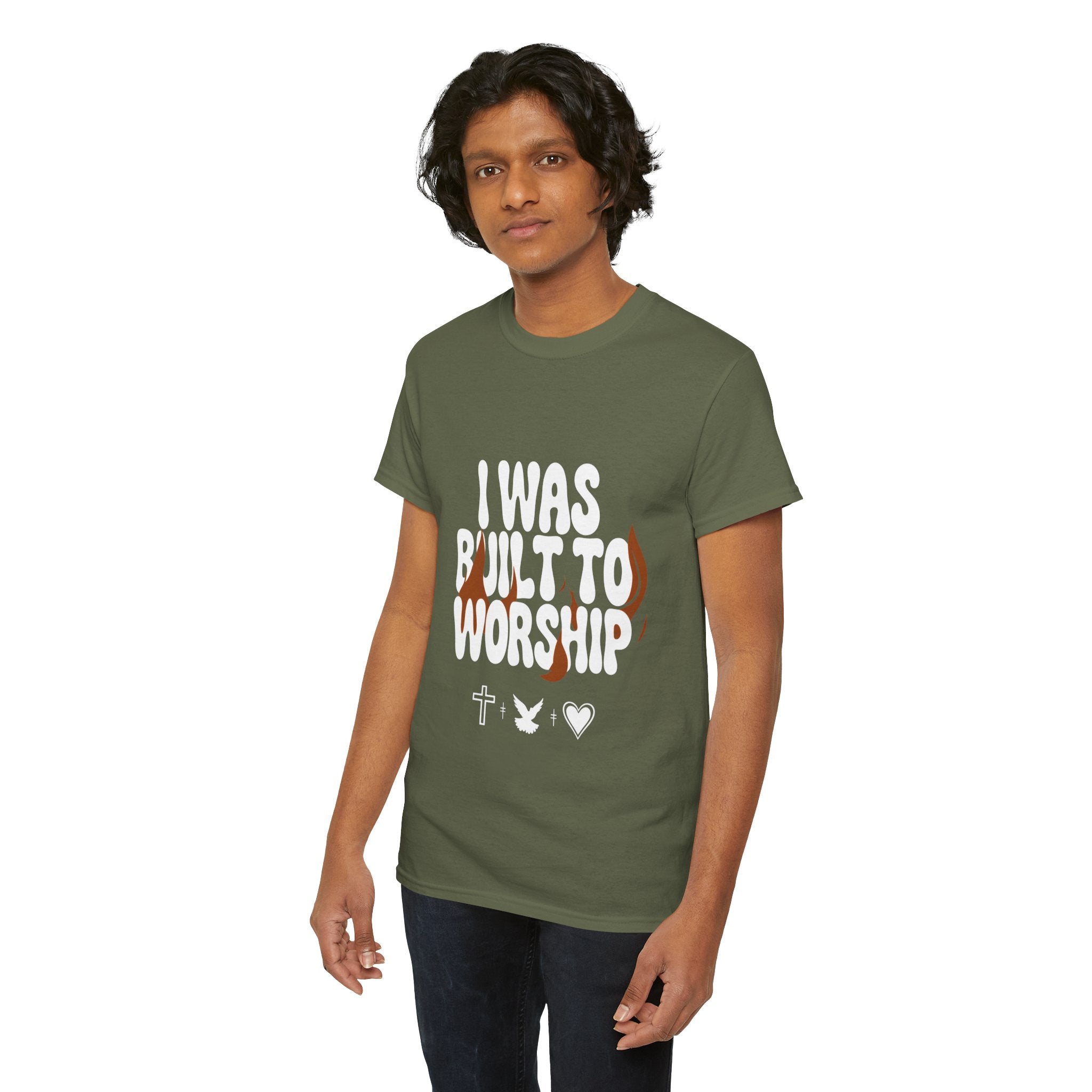 I was built to worship | Unisex Heavy Cotton Tee
