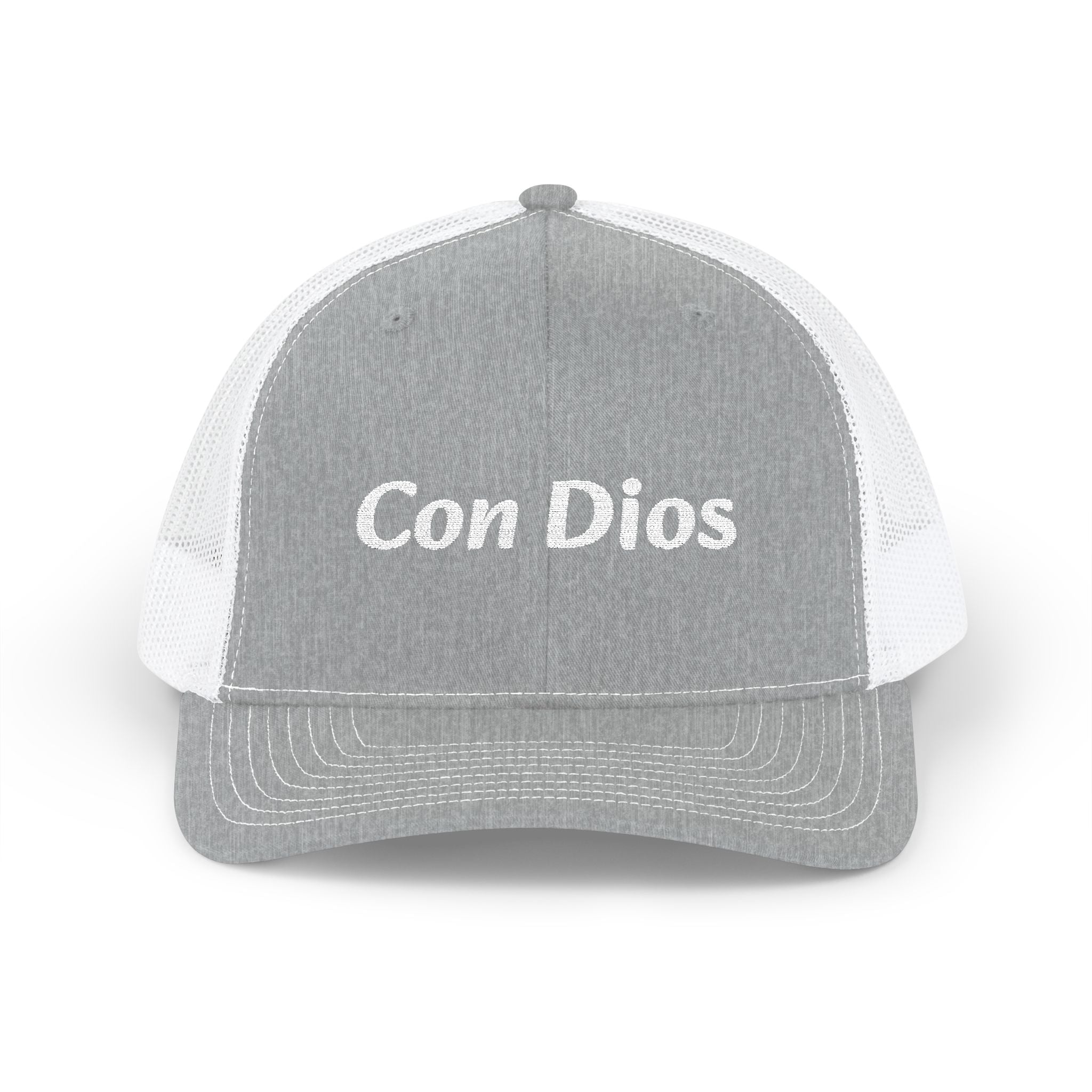 Con Dios | Embroidered Snapback Trucker Cap