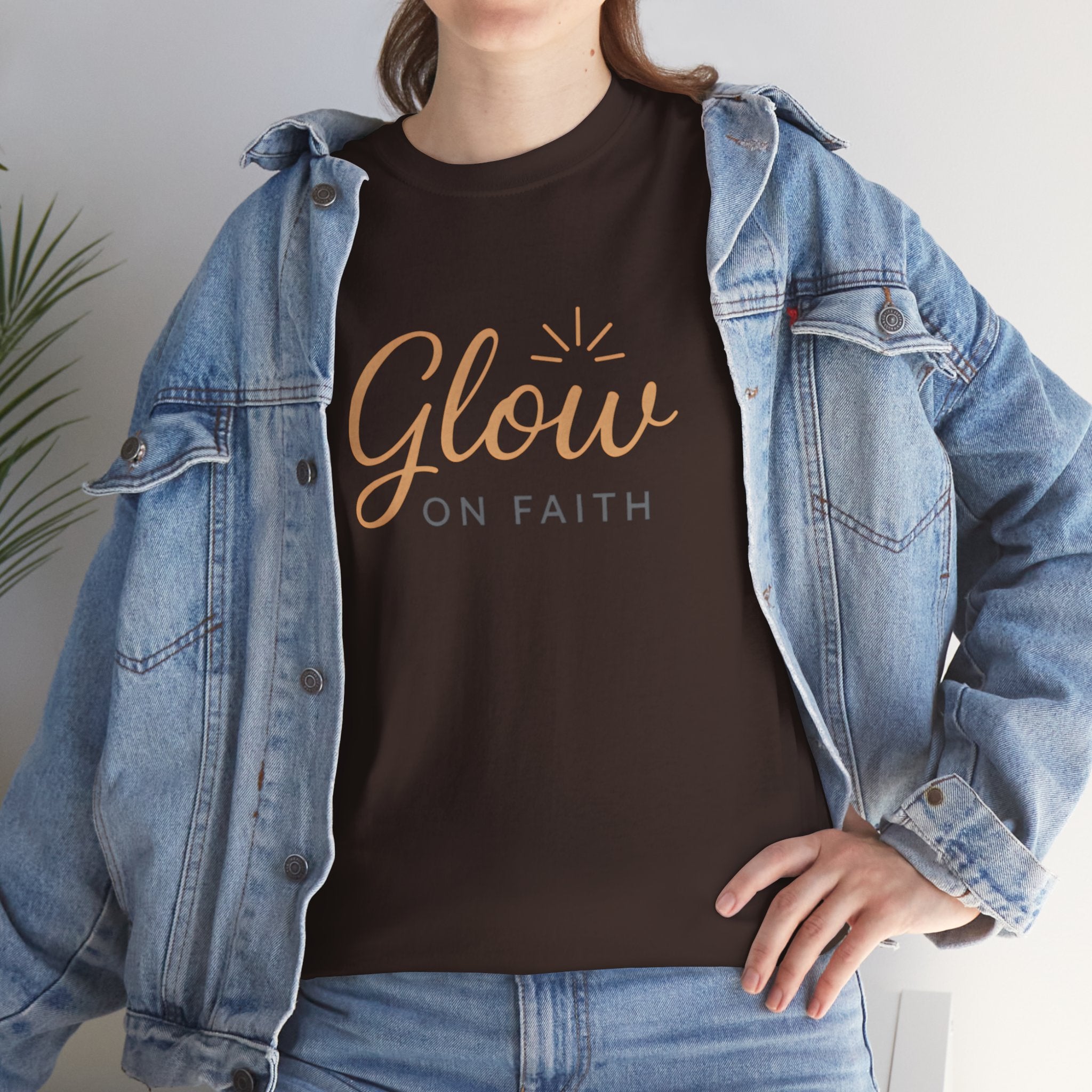 Glow on Faith | Unisex Heavy Cotton Tee